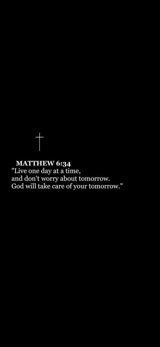 Aestheticswallz's tweet photo. Matthew 6:34 ✝️ https://t.co/xPgcjSNaeN