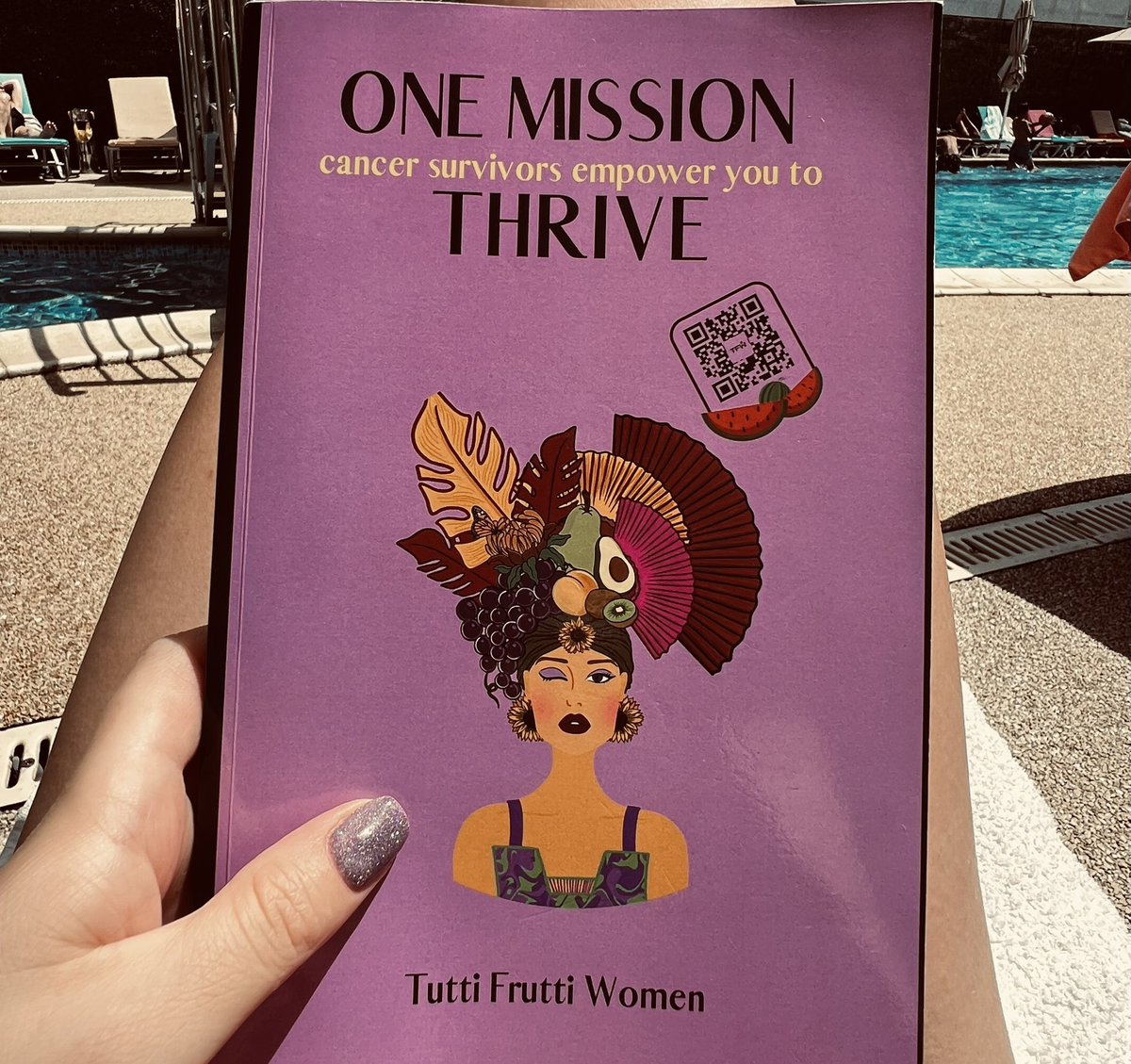 When the pool is cool but the book is fire. 🔥🍑 (<a href="/tfw_nft/">Tutti Frutti Women | on ETH & SHIBARIUM</a> fam, you get it.)
