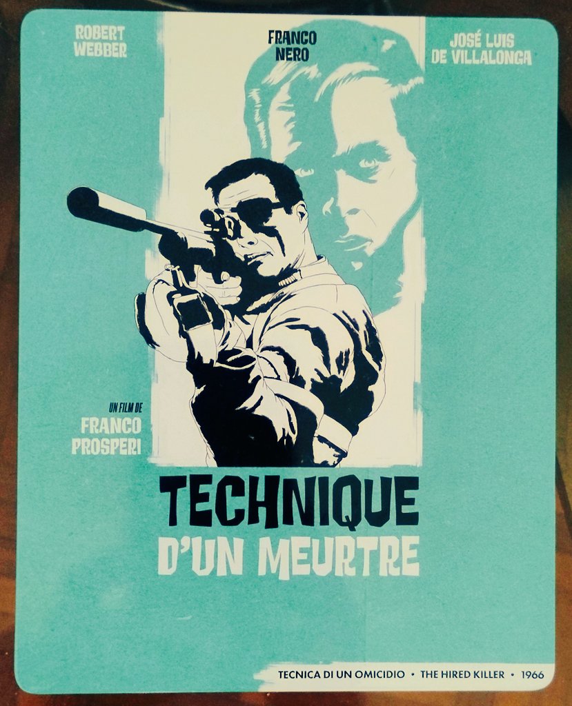 Count_NK's tweet photo. Le film du dimanche soir 📺
📽️Cycle #Poliziottesco 🚔
#TecnicaDiUnOmicidio (1966) 🇮🇹
🎥 Réalisé par #FrancescoProsperi
Avec #FrancoNero #RobertWebber & #JoseLuisDeVilallonga
Édité par #ElephantFilms https://t.co/l1dyB2M20F