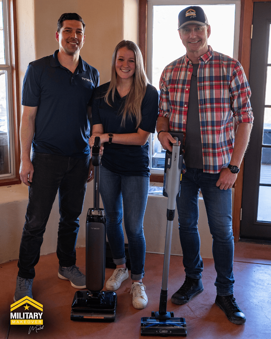 MilitaryMkover's tweet photo. With the dust and sand that accumulates in desert homes, having a reliable cleaning solution is a must. Thank you to @tinecoglobal for your support for our Tucson #MilitaryMakeover! 🧹🏠

#MMKosto #BehindTheScenes #Military #Veteran https://t.co/OWxT9ik8bt