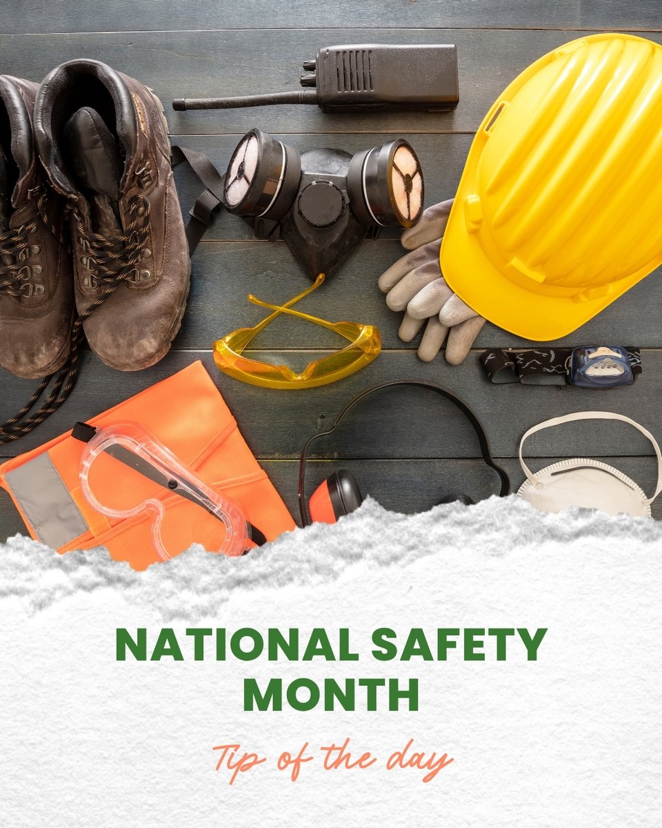 National Safety Month Tip: PPE might not be comfy, but neither is a trip to the ER. Arc gear, gloves, and boots—don't work without them.
