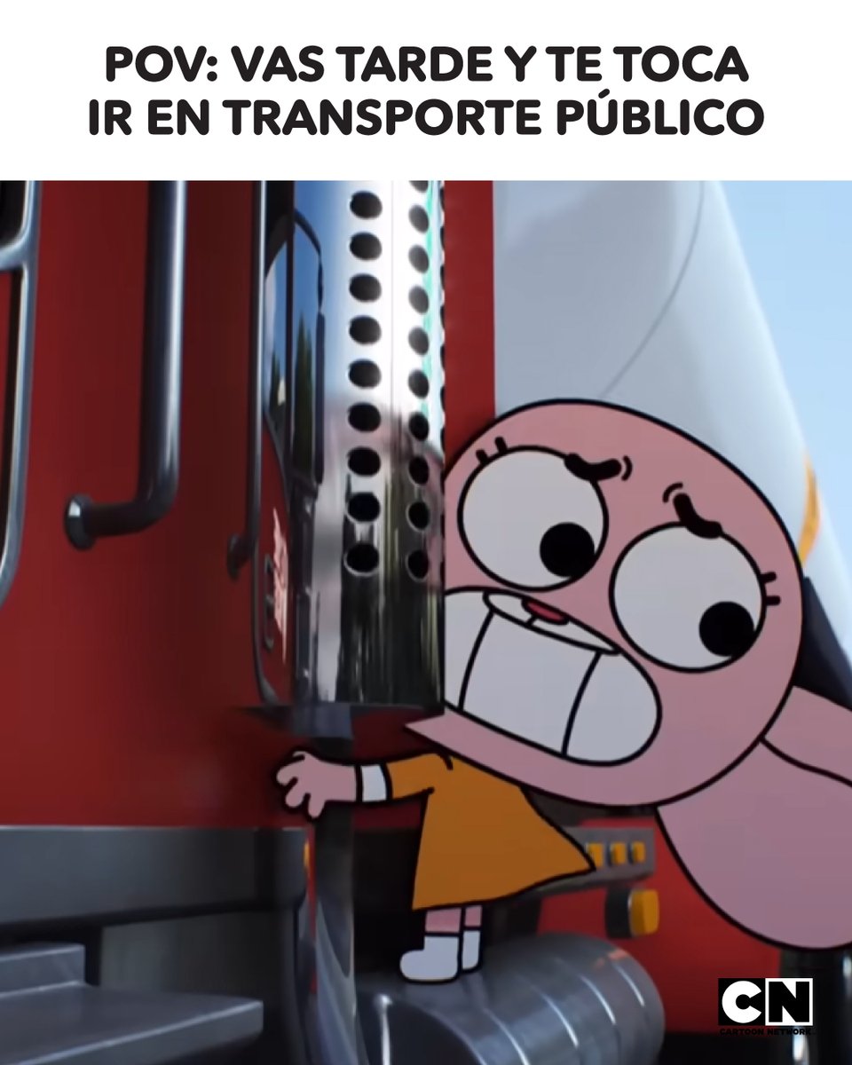 No les pasa que: ✨ Aún hay lugar, ¡súbale! ✨ 

#Gumball #CartoonNetwork