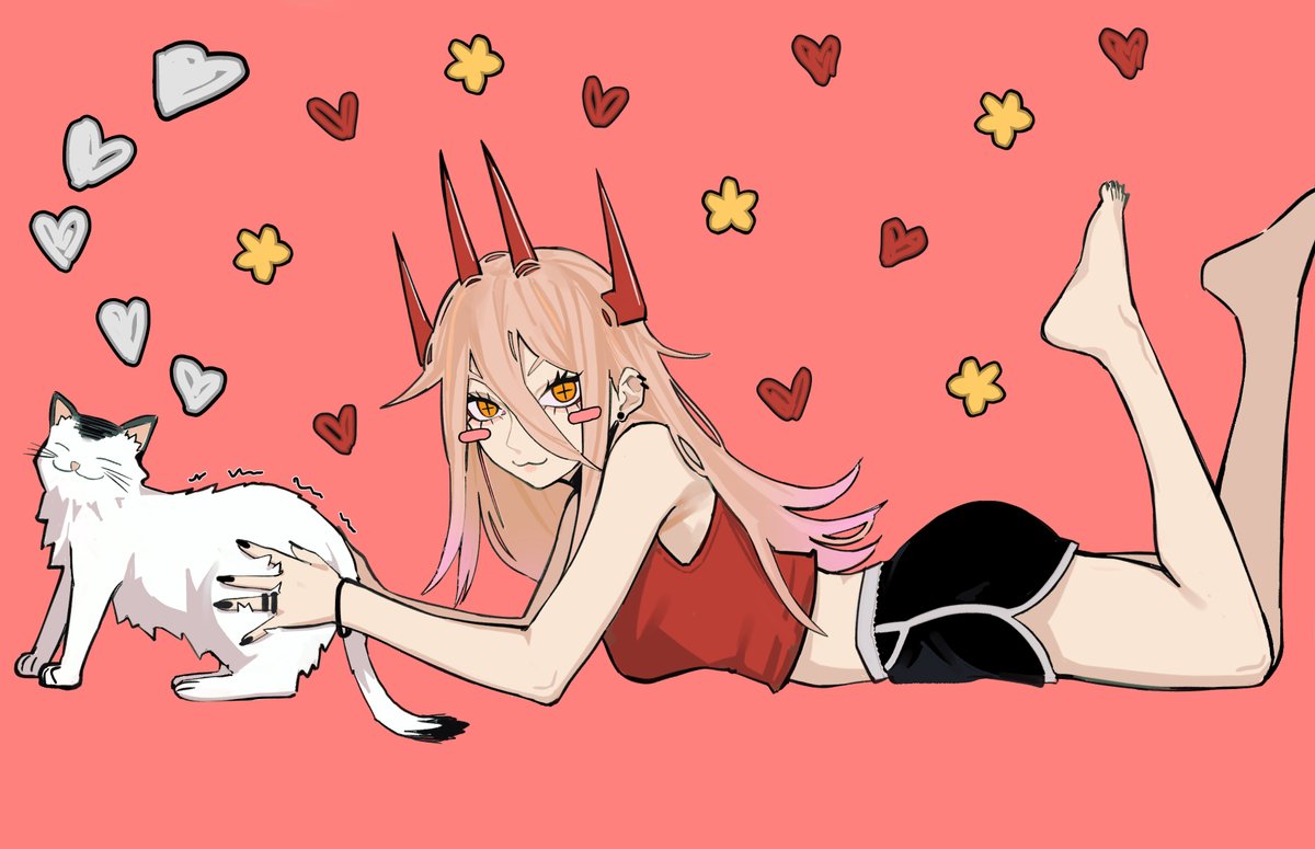 Sailen0's tweet image. The power of cat butt scratches