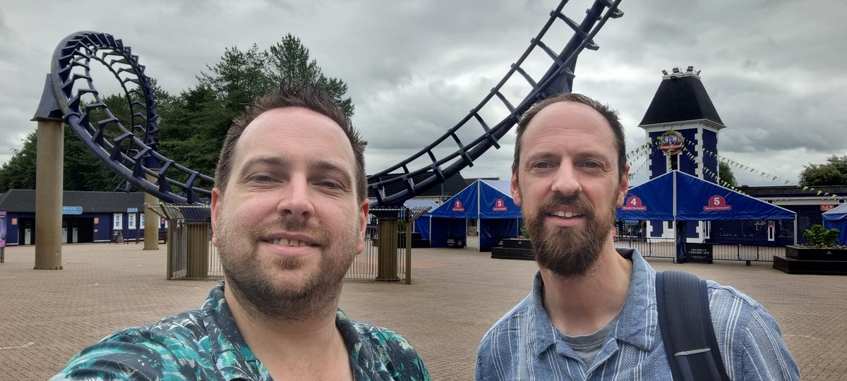 sam_lane01's tweet photo. Finally made it after years of talking about it. Early birthday treat 🍻 @altontowers #altontowers https://t.co/KAMuoySBpp