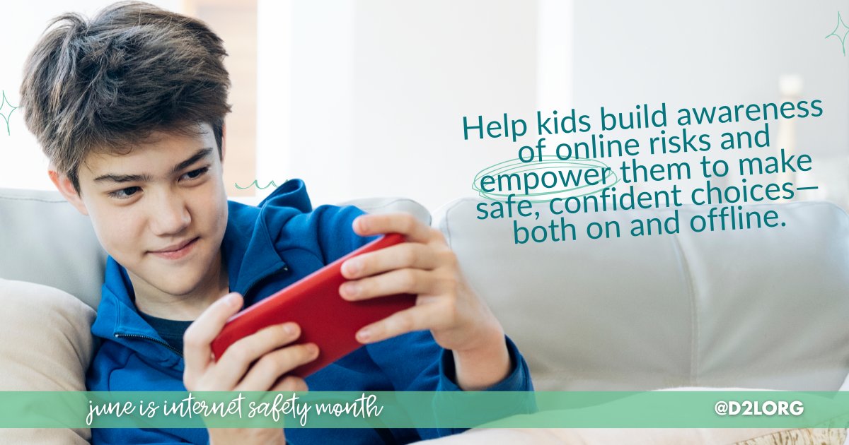 Darkness2Light's tweet image. June may be wrapping up, but #InternetSafety is always in season!
Tip: Look for interactive ways to teach kids about online safety.
@NetSmartz makes learning about digital safety fun and age-appropriate. Check out their activities: missingkids.org/netsmartz