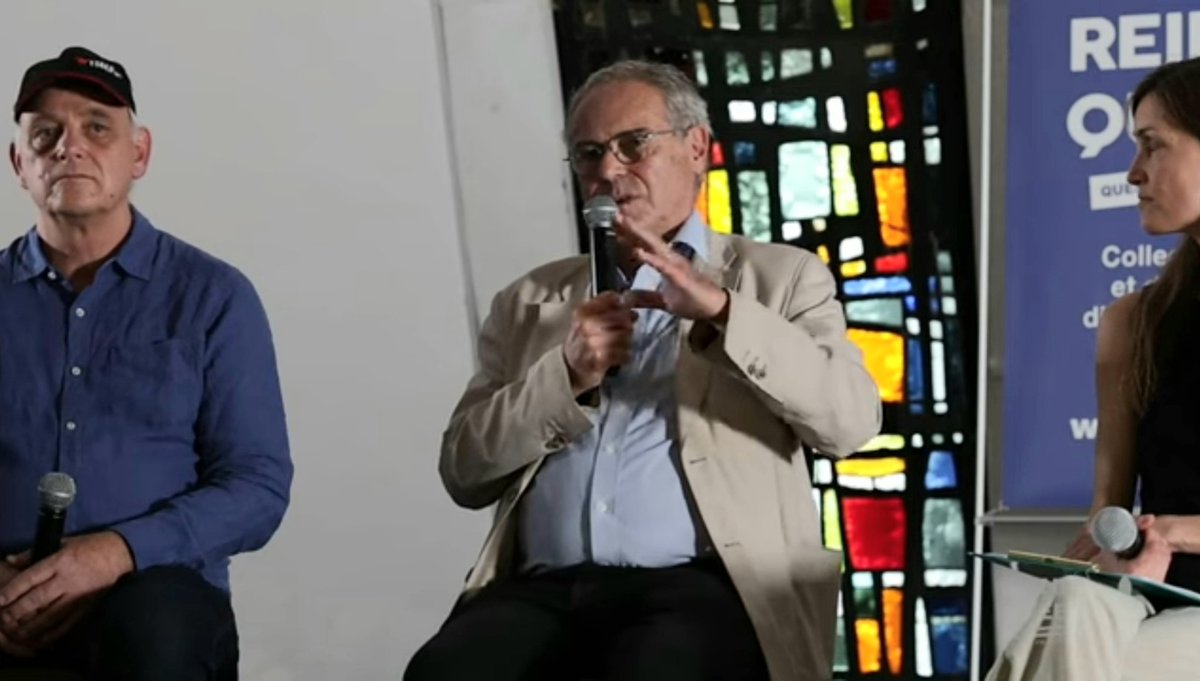 HugoHebR's tweet image. Jean-Dominique Michel, Christian Perron et Pierre Barnérias ont participé à une rencontre amicale organisée par Réinfo Québec. Lien de la vidéo complète du 10 juin :
youtu.be/bG_XEHMvm0k?si…