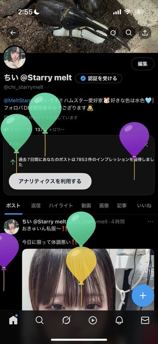 Starry meltのツイート