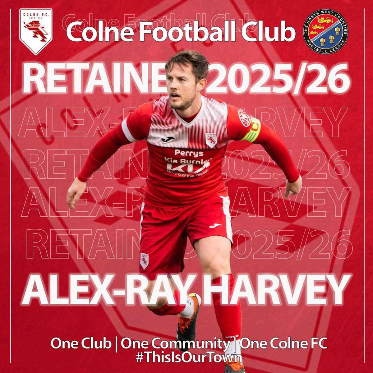 The Captain Leads Again. 🦁

Alex-Ray Harvey has committed to the cause for 2025/26.
A leader. A warrior. A Red through and through. 🔴⚪

With his experience, drive, and unwavering passion, ARH is ready to guide the next chapter of our journey.
We go again.

#ThisIsOurTown 🦁🔴