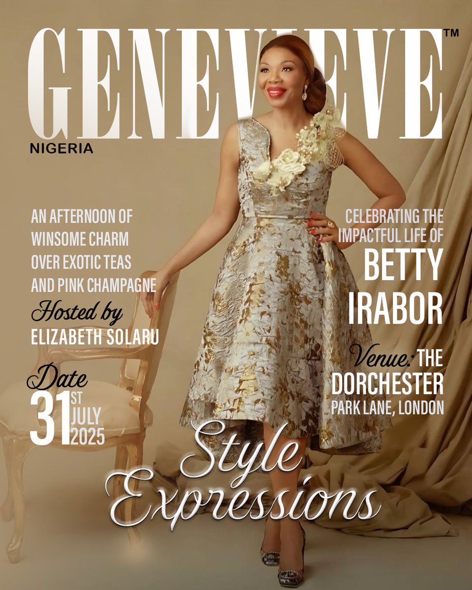 lizcakeemporium's tweet photo. From Lagos to London, @BettyIrabor has shaped the cultural lens of generations.
On July 31, she closes her Dust to Dew tour in the most iconic way with afternoon tea at @TheDorchester.
info@diversityinluxury.com
#DustToDew #LuxuryLeadership https://t.co/kTTeZIOfkQ