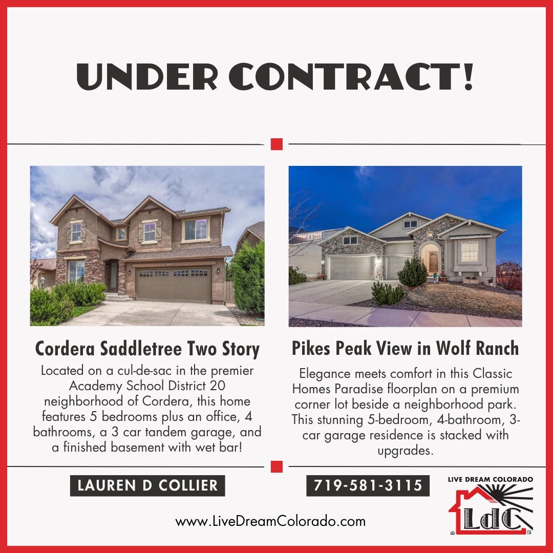 UNDER CONTRACT!
livedreamcolorado.com/listings/