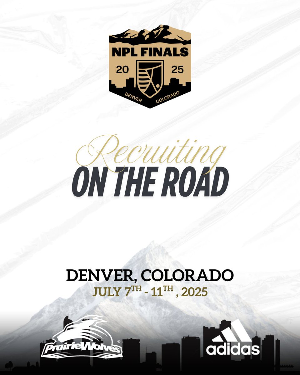 NWU Women’s Soccer (@nwuwsoccer) on Twitter photo 📢Calling all recruits!! 📢
We are excited to be heading out to Denver in search of future Prairie Wolves! We would love to watch you play!
Please send any schedules to rlynch@nebrwesleyan.edu
Will we see you there? Stop by and say hi!
#pwolfnation 🐺🐺 📢Calling all recruits!! 📢
We are excited to be heading out to Denver in search of future Prairie Wolves! We would love to watch you play!
Please send any schedules to rlynch@nebrwesleyan.edu
Will we see you there? Stop by and say hi!
#pwolfnation 🐺🐺
