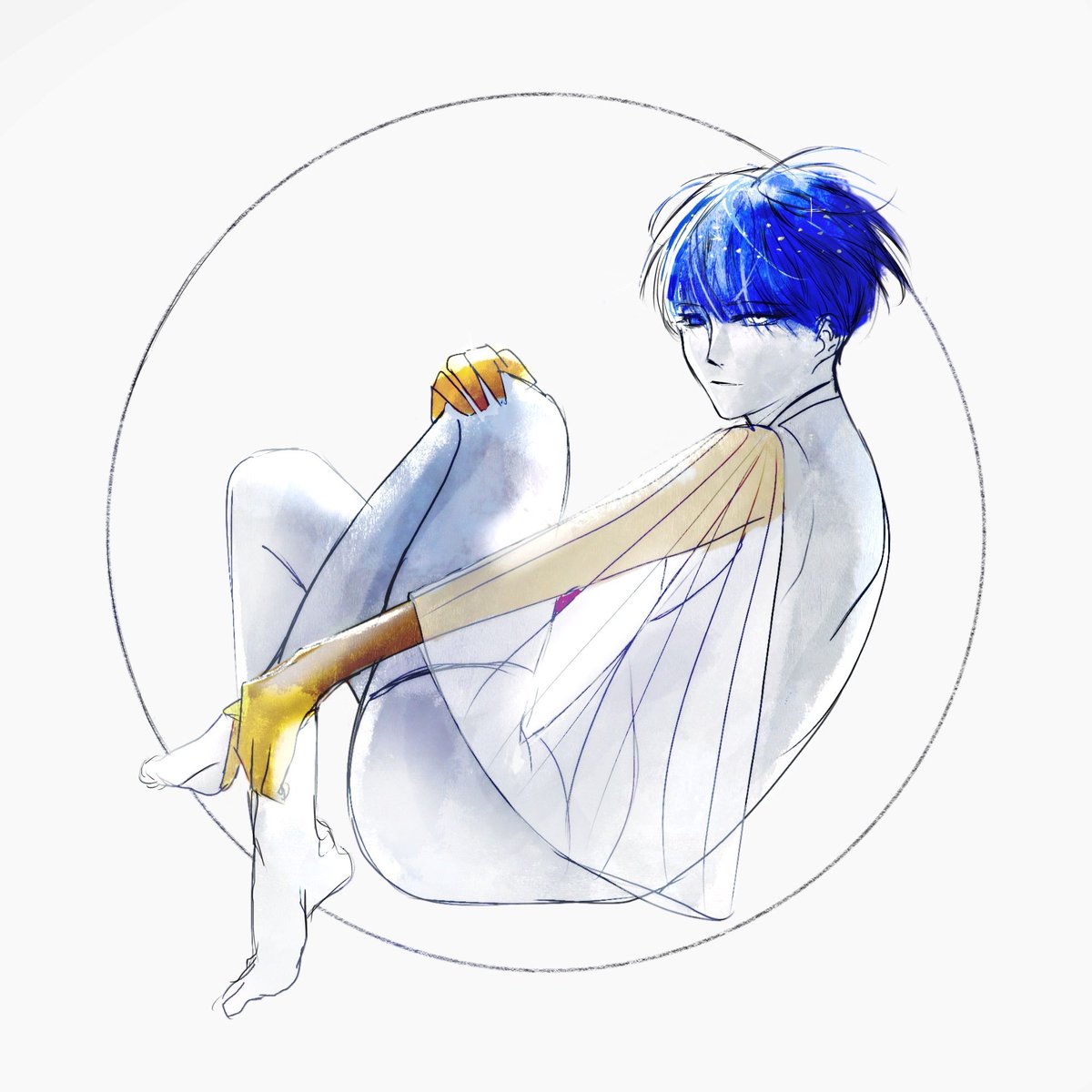 starcrash102's tweet image. yesterday I woke up at 6:30 pm....
here's a doodle
#宝石の国 #housekinokuni_fanart #lapis #rkgk #doodle
