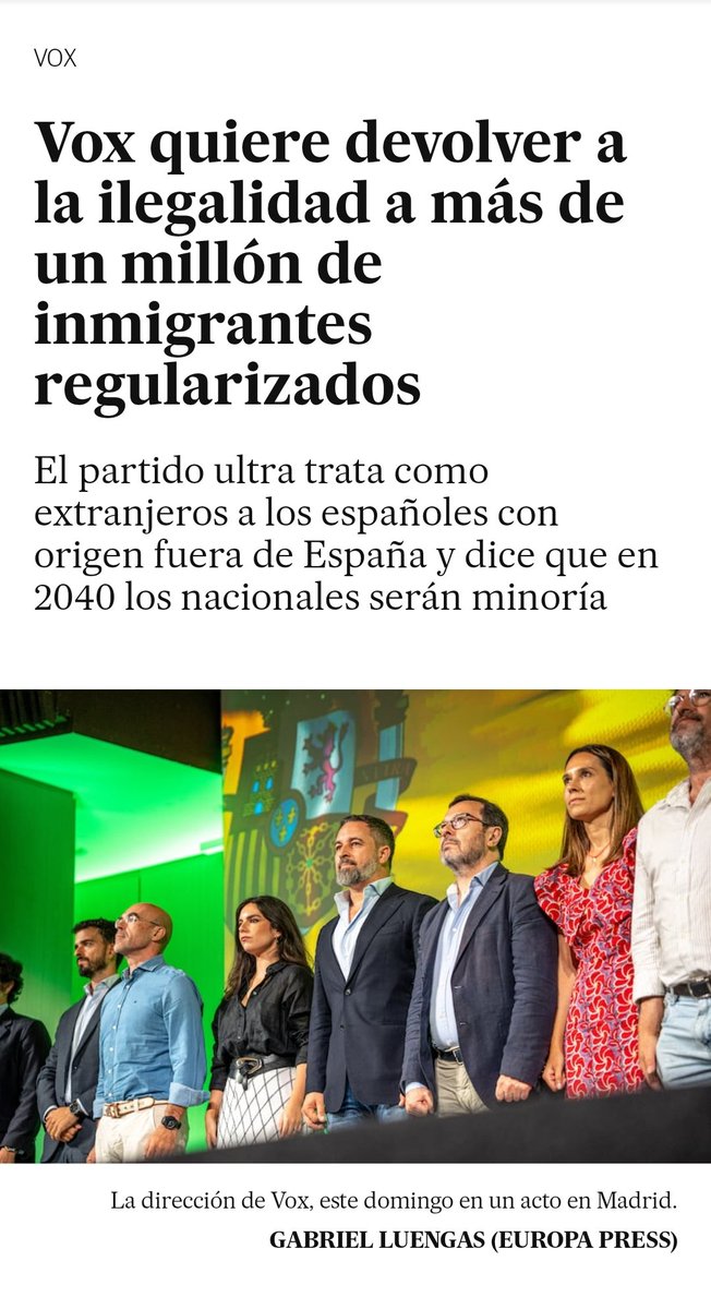 ¿Que por qué no voto a VOX? Razón #361