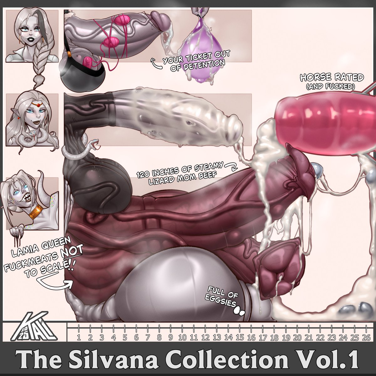 Three faces of the Serpent Mother~

Snek mommy goddess cockchart for <a href="/LumberflyT/">Lumberfly™</a> 💜
Go check them out for more amazing art of Silvana!!!