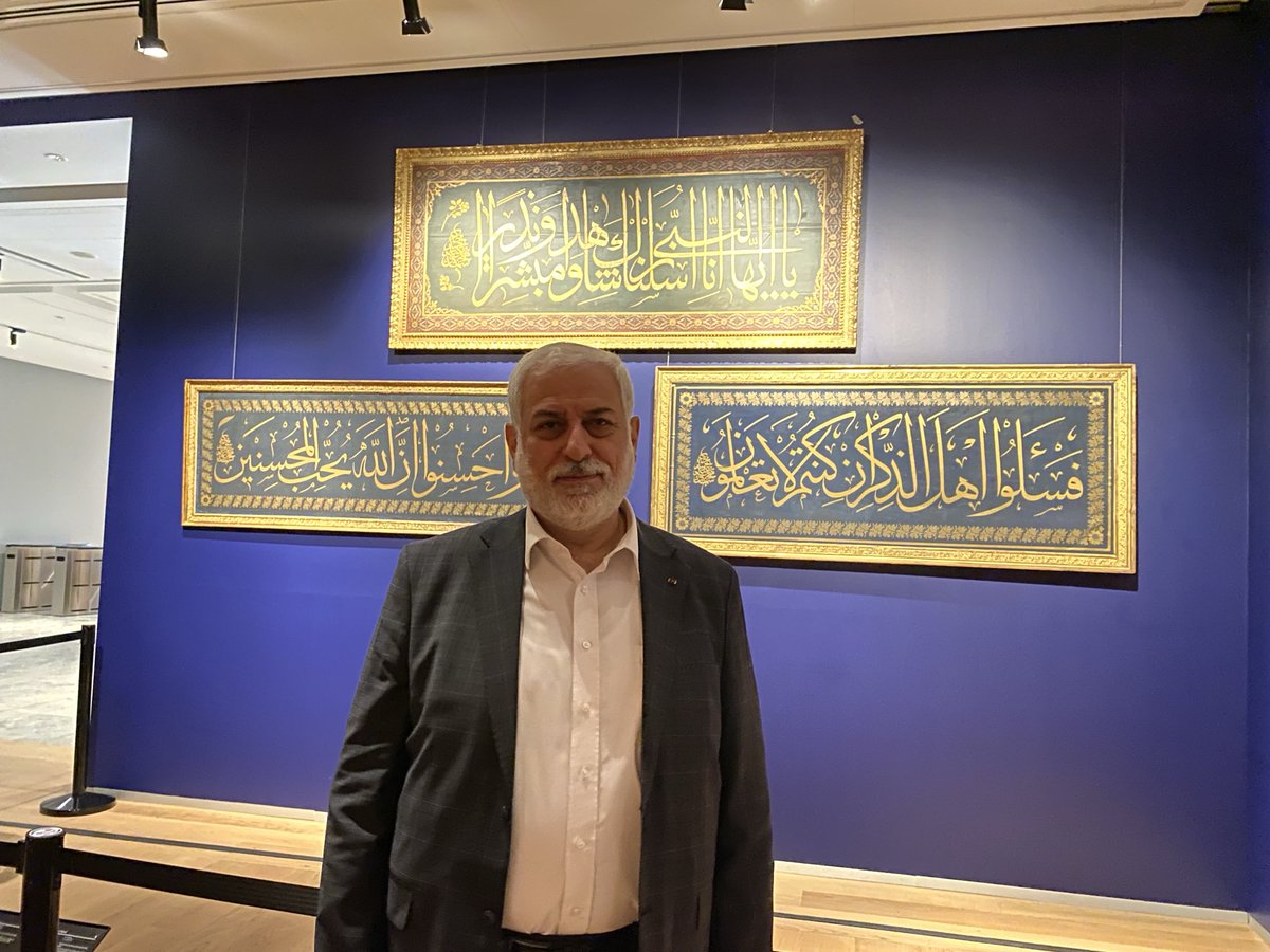 BankiObaida's tweet photo. لوحات بالثلث الجلي بخط السلطان العثماني محمود الثاني معروضة في متحف جامع چاملجا باسطنبول https://t.co/lYFLPjQS2w