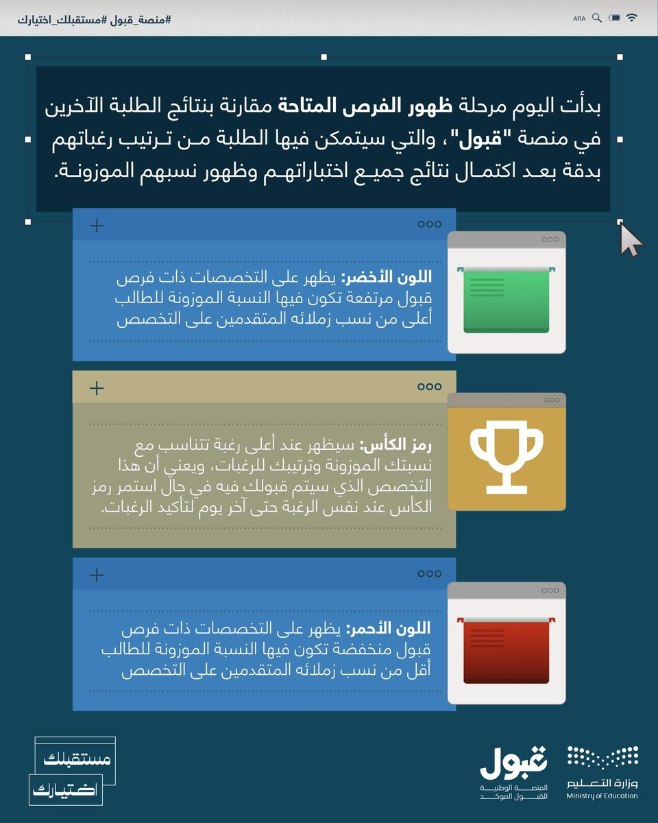 منصة قبول tweet media