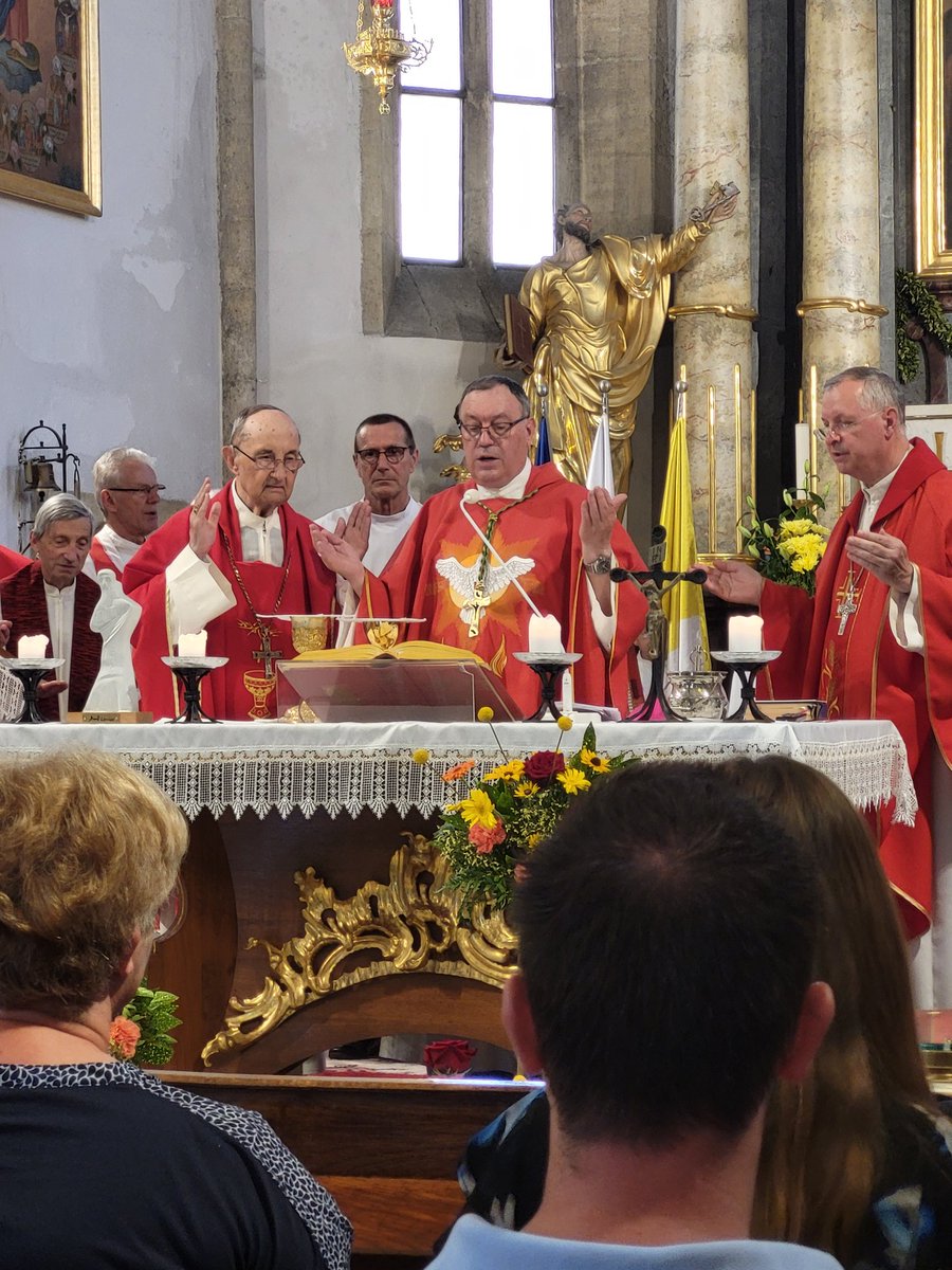 FrancBreznikSDS's tweet image. Danes v Lenartu  proslavljamo diamantno 65 letnico duhovništva msgr. dr. #FrancKramberger in tudi njegovo  45 letnico škofovskega posvečenja. 
#ADMULTOSANNOS
@DruzinaSi
