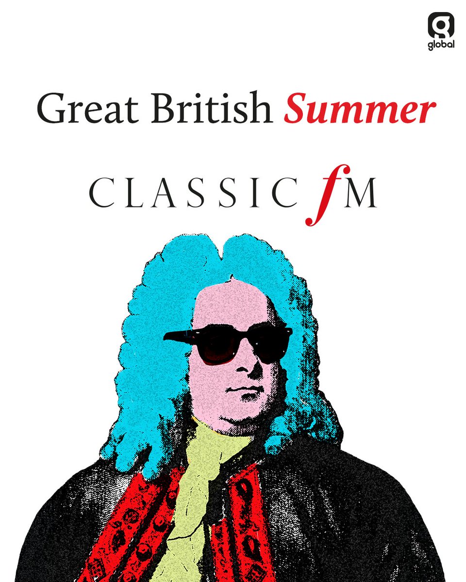 ClassicFM's tweet image. Can you Handel all this summertime music? 🕶️
All summer long, rain or shine, we’re playing the very best sunshine music to celebrate the season.
Join us on Classic FM for a Great British Summer, whatever the weather. 🌦️