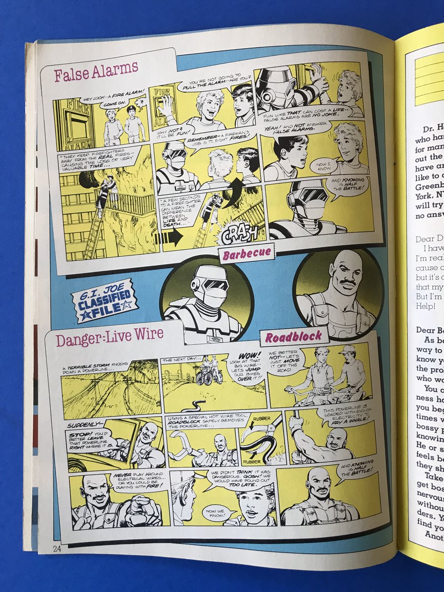 Here is some of our GIJOE ephemera!

💥Dynamite Magazine Issue #130 with GIJOE Poster and article &amp; PSAs.