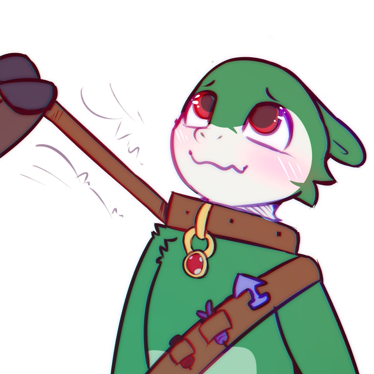 Aaaand first of the 10$ collar YCHs! (also still open for these!!)