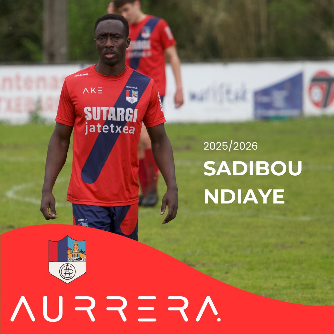 💥Beste berritze bat daukagu! Taldearen bizkarrezurra gogortzeko beste pieza bat!

✊🏿Sadibou Ndiayek gurekin jarraituko du datorren denboraldian.

2️⃣0️⃣2️⃣5️⃣-2️⃣0️⃣2️⃣6️⃣

#AurreraBeti 🔴🔵