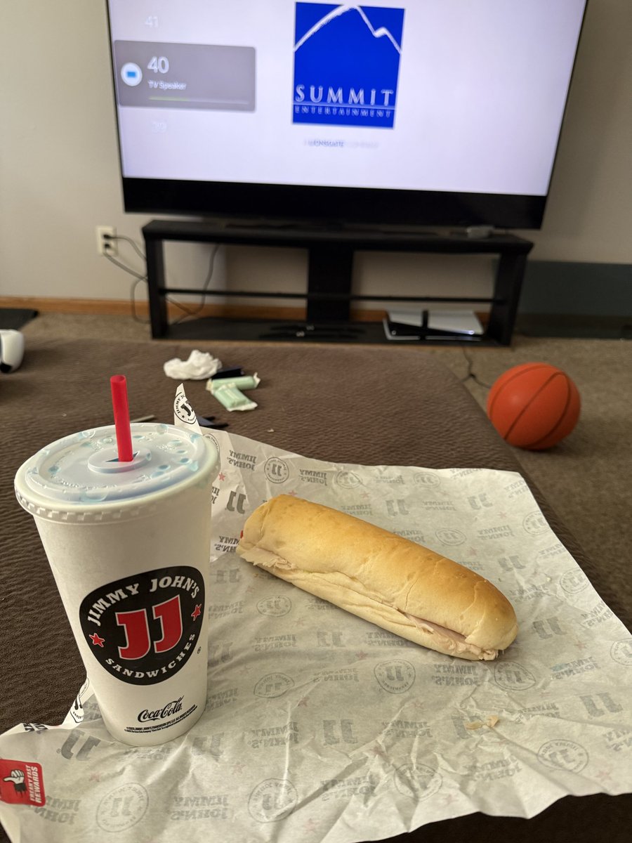 Yah, idk if coach madden could draw this one up any better. Giant sub from JJs and a blue pow. Shit could get weird. #cbtm