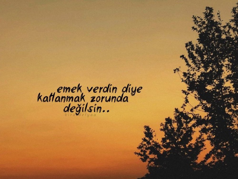 Bazen emek sahiden boşa gitmeli.