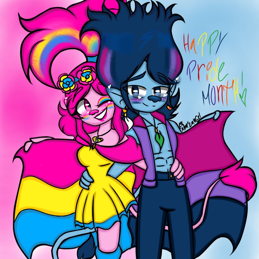 annieangeldemon's tweet photo. Happy pride month 🏳️‍🌈✨ #TrollsBandTogether #twt #HappyPrideMonth #broppy #floom #poppytrolls #branchtrolls #barbtrolls #trolls https://t.co/BeitVrHG1B