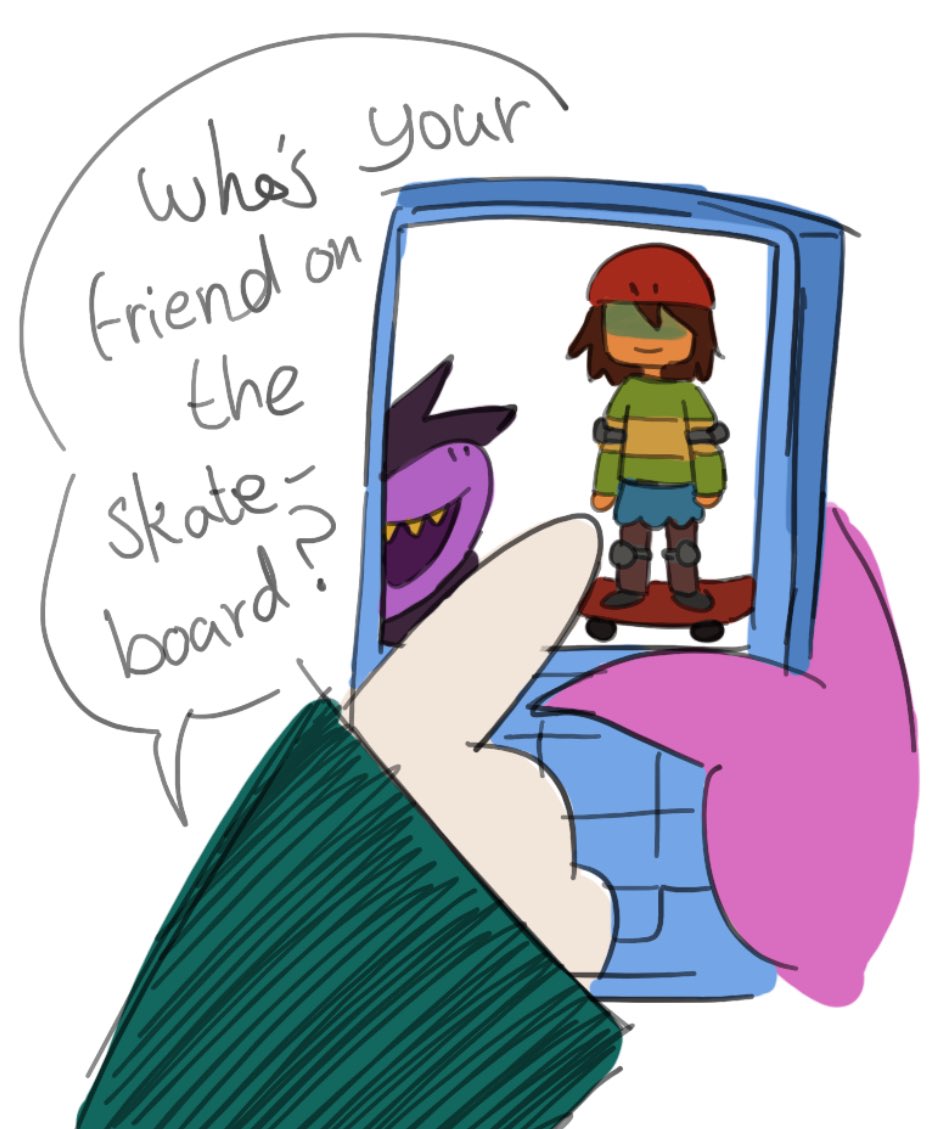 Ekko_idk's tweet image. Do you guys think Ralsei knows that Kris isn’t usually blue?
#DELTARUNE
