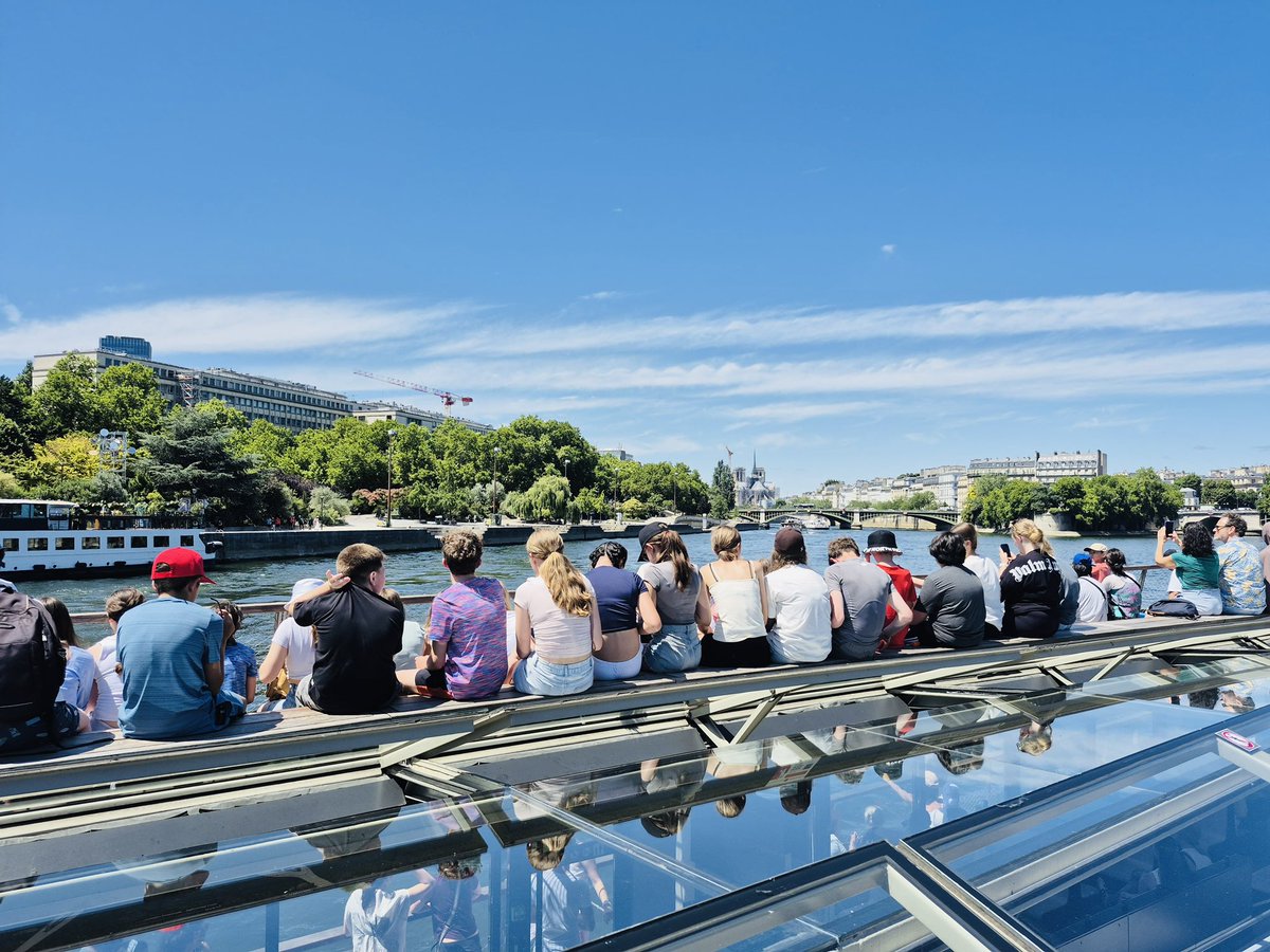 ChristletonHS's tweet image. ☀️ A very sunny Sunday in Paris!
Year 8 took in the sights with a trip to the Eiffel Tower, a Seine river cruise, a visit to the Arc de Triomphe, and a bit of shopping on the Champs-Élysées! 🇫🇷🛍️

#Year8 #ParisAdventures #The5Cs #Cheerful #Creative #Committed