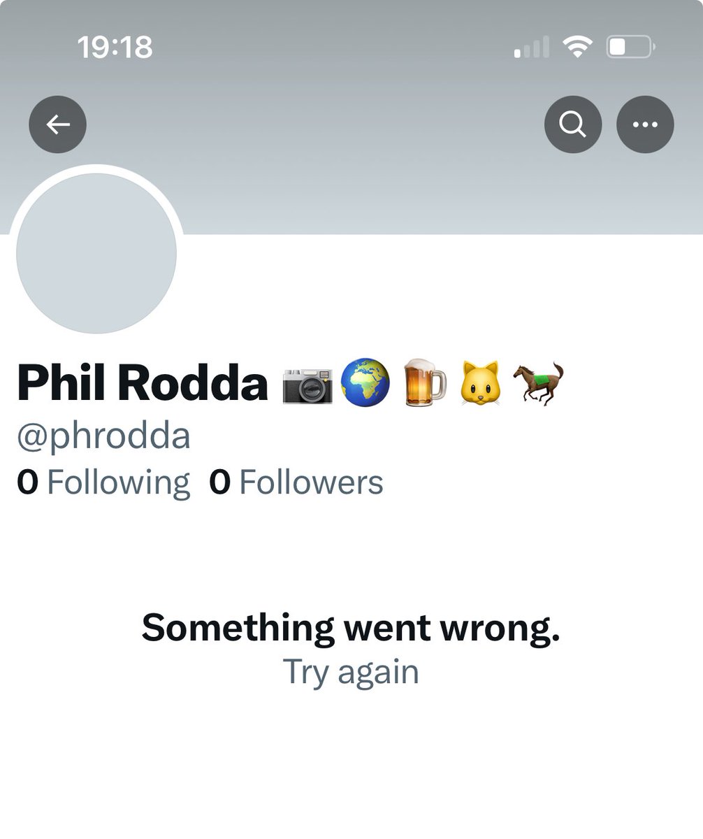 prodda's tweet image. Well, he managed to last 86 minutes before deactivating this time 🥱