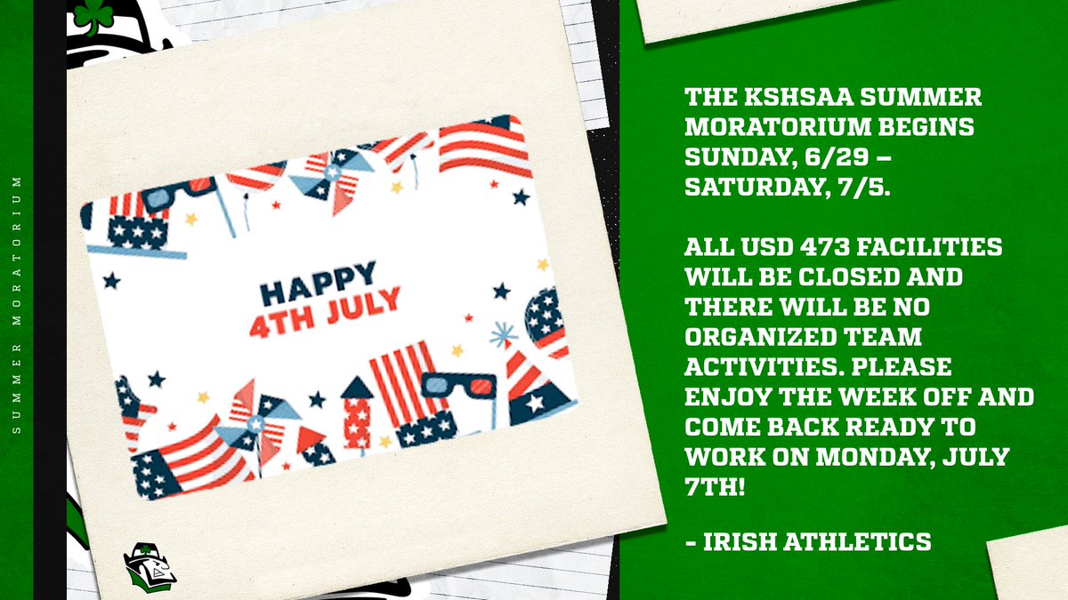 Enjoy some time off and be safe this week!