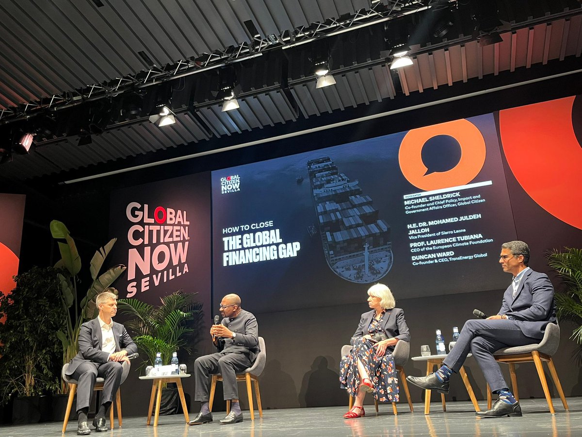 On the margins of the Fourth International Conference on Financing for Development (FFD4) in Seville, Spain, I participated in a high level side event organized by Global Citizen  Now. The session sought to explore strategies to bridge the widening financing gap facing the Global