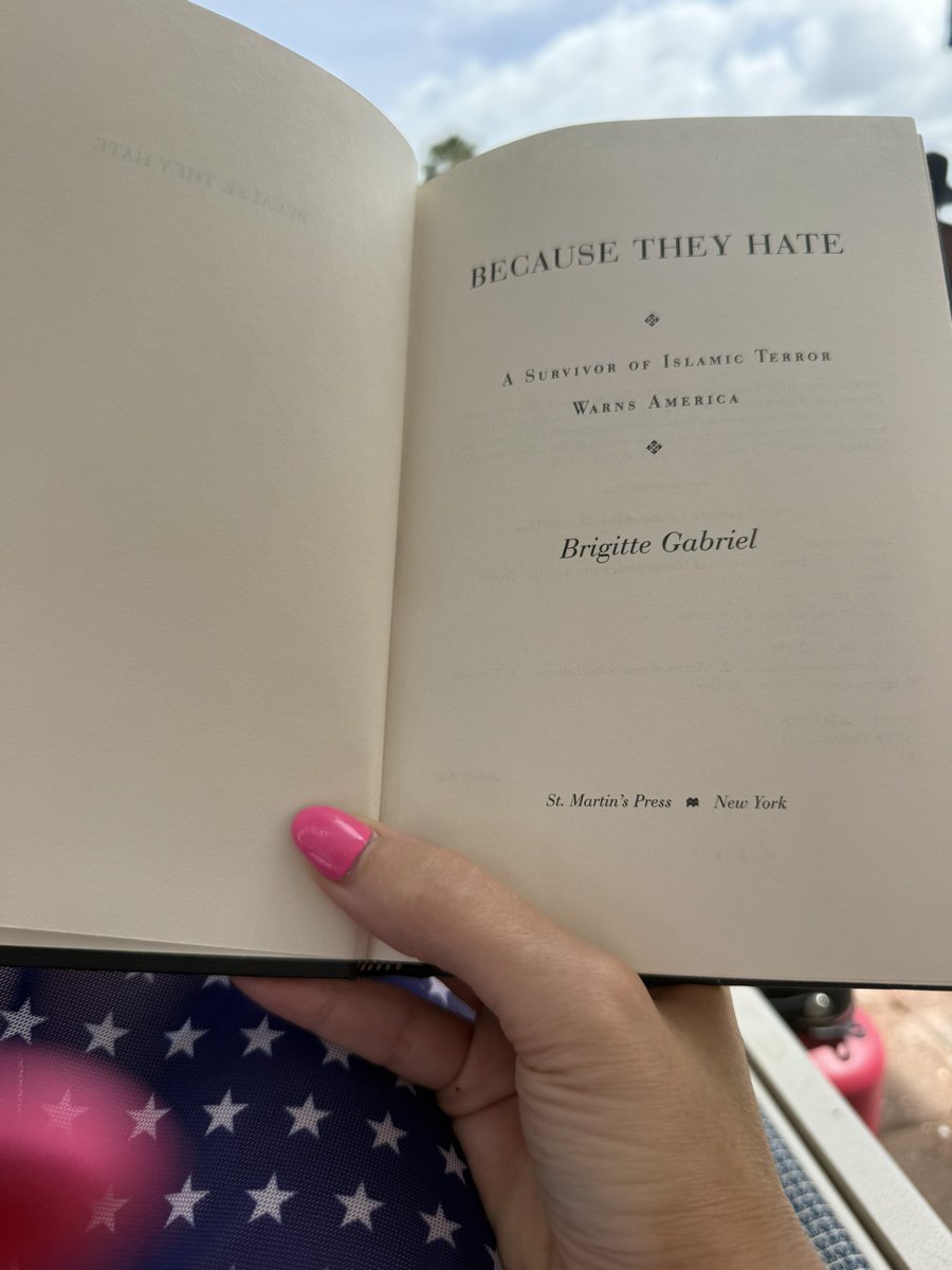 We have a book exchange area in our neighborhood and while I was dropping off some childrens books I found this.🫶 <a href="/ACTBrigitte/">Brigitte Gabriel</a> . Looking forward to a good read.