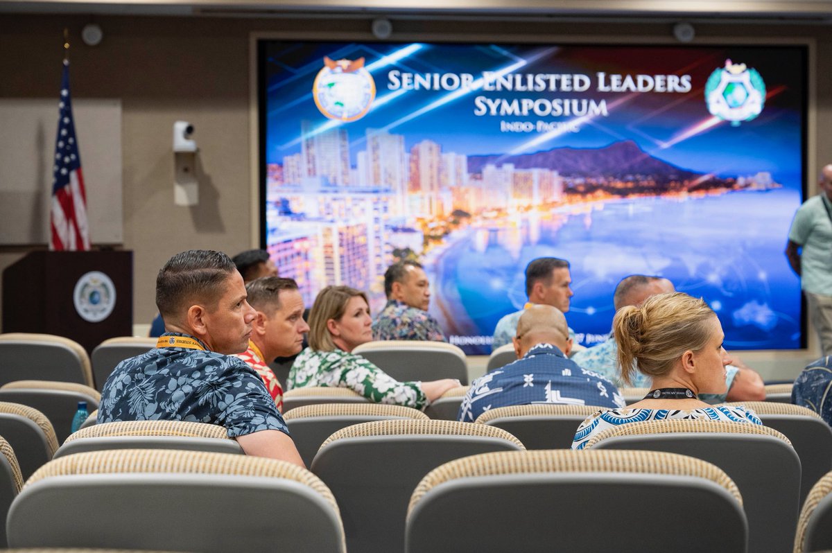 USMCSgtMaj's tweet image. Last week I attended and spoke at the Senior Enlisted Leaders Symposium Indo-Pacific hosted by @indipacom and @APCSS. SELSIP brought together senior leaders from 12 nations, and was an invaluable opportunity to strengthen #relationships and advance #RegionalSecurity efforts.