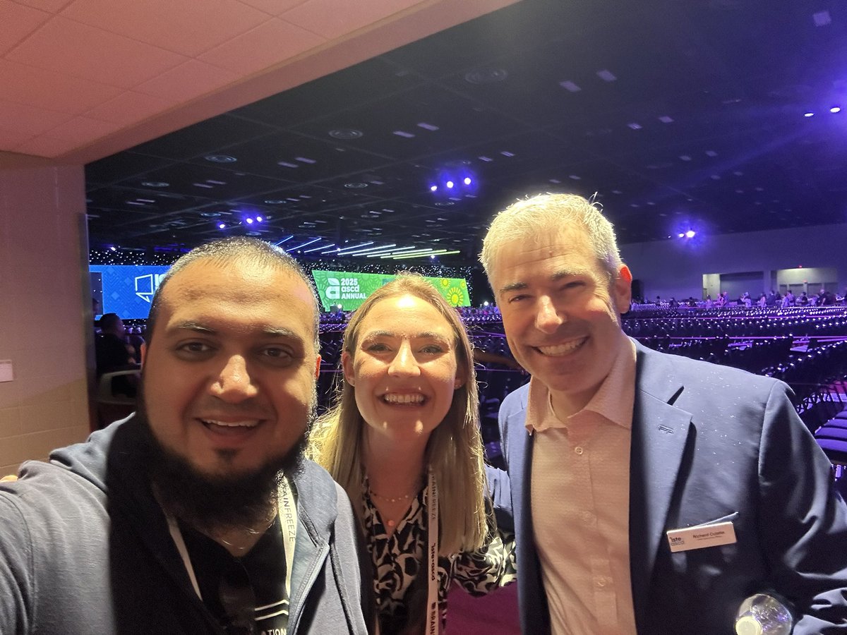 abid_patel's tweet image. Ready for the official kickoff on the main stage with @RCulatta and @ebethvdw! 🥳
Oh, and The A, B, I and the D on the main stage at ISTE... Someday soon Insha'Allah! ❤️💪
#EdTech #Education #ISTE #ASCD #MainStage