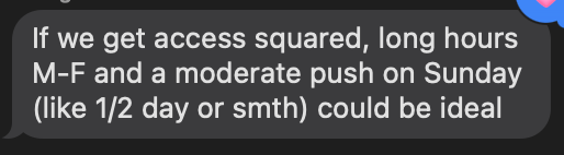 _ConnorSweeney's tweet image. Yeah I think we're on the right track
(team asking to do 6 days in-person)