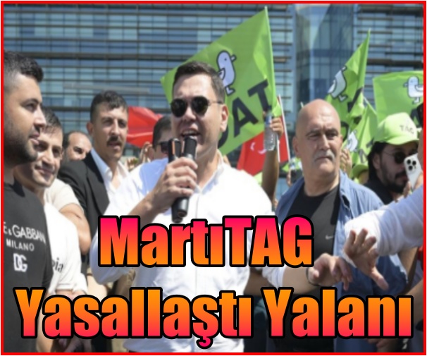 "Mart TAG YASALLAŞMADI" 

HABERİMİZİ OKUYUN:   btd.org.tr/haber-martitag…  

Bazı Basın ve Medya Kuruluşlarında Çıkan Yalan Haber; Halkı doğru bilgiye ulaştırmak, kin ve öfkeye yönlendirmemek, halkı yanıltmadan doğru haber yayınlamaları konusunda BTD >> yazı devamı >>