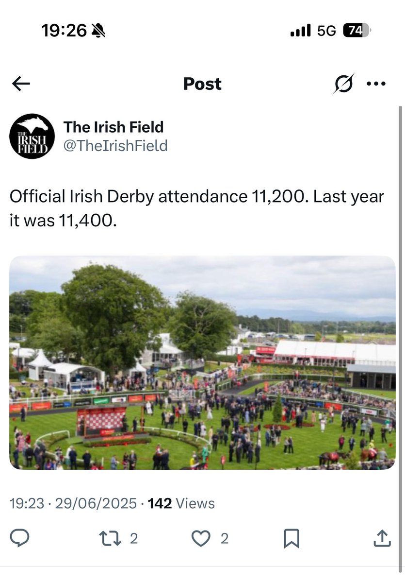 So.. <a href="/olibellracing/">Oli Bell</a> &amp; <a href="/Ballydoyle/">Ballydoyle Racing</a> are 100% correct. But…can we get the stories straight pls folks, else credibility is entitled to be questioned, and will continue to be
