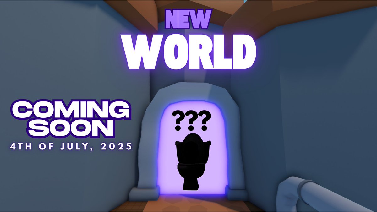 New world coming soon in Punch a Brainrot! Be sure to take your guesses regarding it in the group, and follow the event in order to avoid missing it!
------------------------
Event: roblox.com/events/9003458…
Game: roblox.com/games/13286051…
Group: roblox.com/communities/36…
