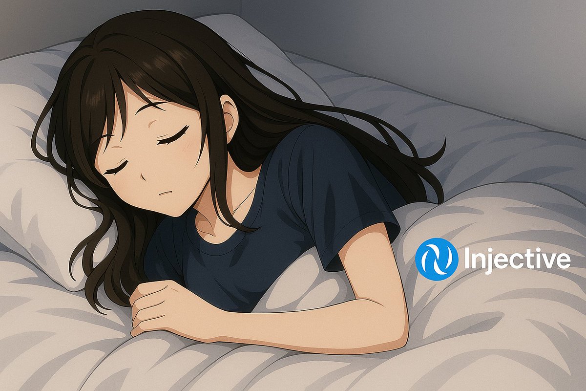 itsnotacslife's tweet photo. Off to sleep like my bags are staked, safe and earning. 😴💸 

Goodnight Injective fam, may your dreams be bullish and your gas fees be low. 

@injective #InjectiveSummit $INJ https://t.co/JITYBdSso1