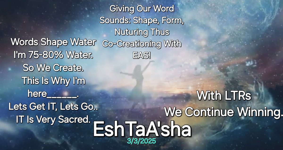 DivanaAyhea's tweet photo. @way2fast77 BroSTAR
[ #Truly #Time Of #Joy. Never Hapened on beluved Earth before. #Polarity can #stillbe sen #This #Too #Shall #Pass. Why did #anchoring of #KRH #take so #long? So #other time #matrices  #would #be #Claimed #Back #Into #Kryst #Alignment. #Control #grp of 480bil yr event bk.] https://t.co/Ag5SHXI6eY