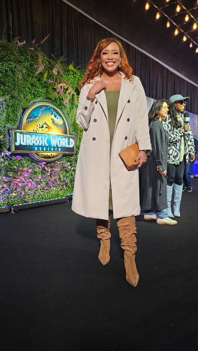 LeighAnne_Will's tweet photo. Fun was had! The African premiere of Jurassic World Rebirth. A wild ride. #jurassicsouthafrica #JurassicWorldRebirth    Thank you @UIPSA for a stellar event! https://t.co/aBNGJSnv5Z