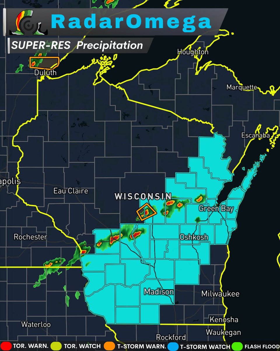 stsweathereye's tweet image. ‼️SEVERE WEATHER ALERT: Severe Thunderstorm Watch until 9PM tonight for hail up to 1 inch and 65 mile per hour wind gusts. @AidanO_wx and @VinceWaelti are on the way. Track with the @RadarOmega app!