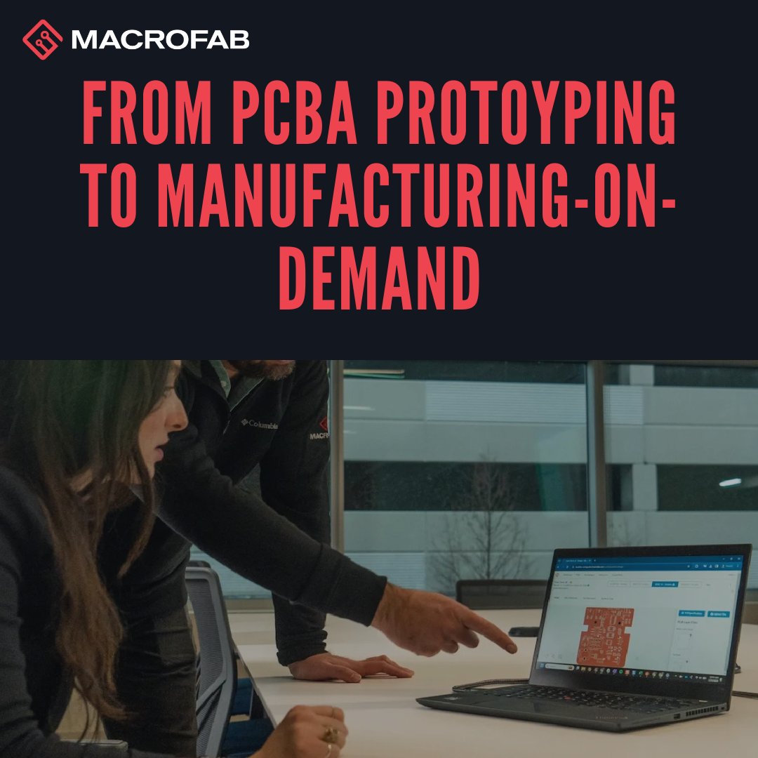 🚀 Speed up development with MacroFab’s AI-powered platform. From prototype to production—quote, order &amp; scale with North American factories all in one platform.

🔧 Simplify PCBA: ow.ly/aRL650Wi3x4

#PCBAssembly #ElectronicsManufacturing #Prototyping