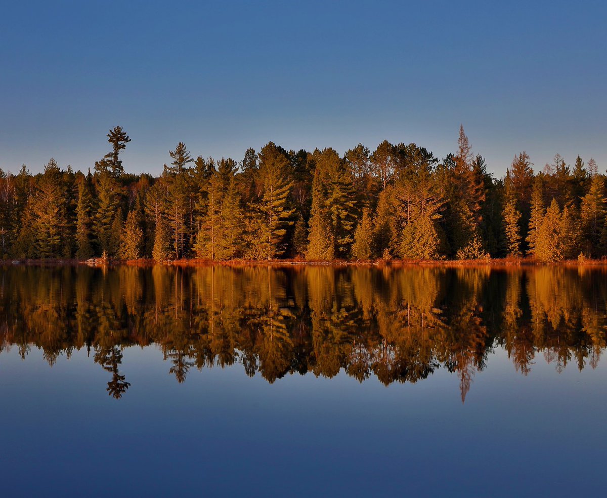 A perfect Boundary Waters reflection