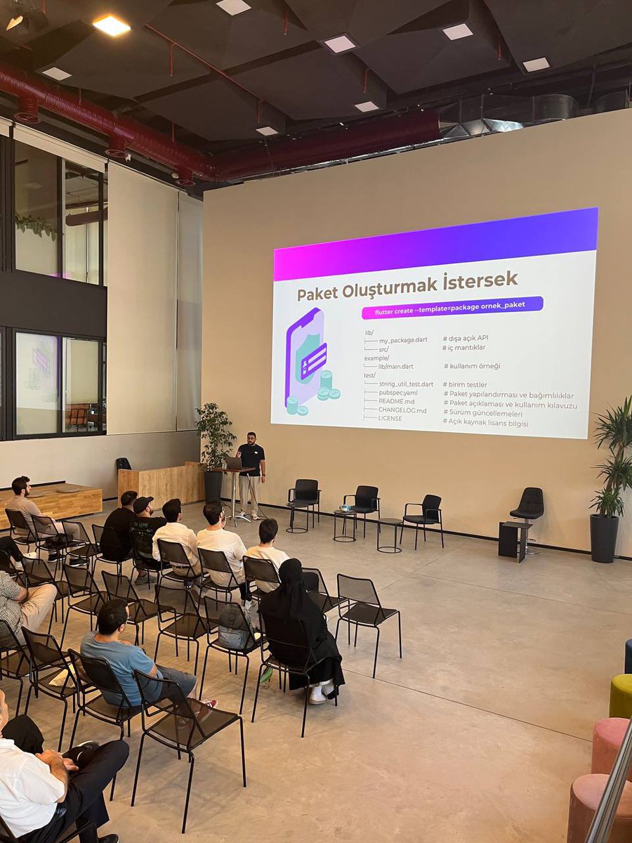Hafta sonu “Your Code. Shared” sunumu ile <a href="/flutterankara/">Flutter Ankara</a> ve <a href="/Flutter_Turkiye/">Flutter Türkiye 💙</a> ’nin düzenlediği “Flutter Summer Meetup” etkinliğindeydim. Eğlenceli bir etkinlikti. Katılan herkese teşekkür ederim. Başka etkinliklerde görüşmek üzere 💙