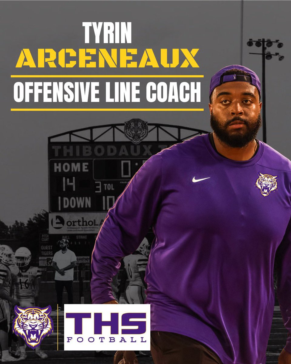 Coach_TyrinA's tweet photo. New chapter. Same mission. #GeauxTigers  #TrenchMob💜🐅 https://t.co/1uAHlQJLPC