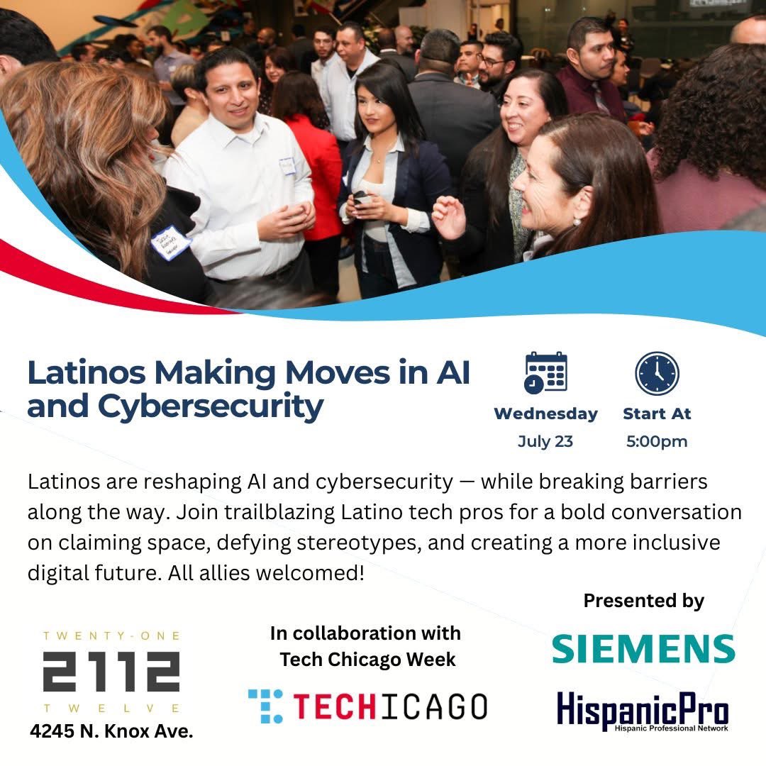 Early bird registration ends this weekend! Join us for an evening of conversation, cocktails, and connection July 23 at <a href="/2112chi/">2112</a>. Part of #TechChicagoWeek. All allies welcomed! RSVP today conta.cc/44ggPwT #Chicago #Tech #Illinois #leadership