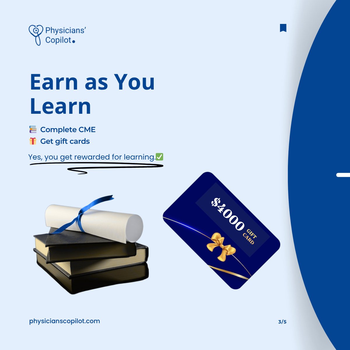 Phys_Copilot's tweet photo. 🎧 Choose your specialty.
✅ Earn CME credits.
📈 Update your Clinical Knowledge
#MedEd #CME #MedTwitter #AudioLearning #AIinMedicine #PhysiciansCopilot #MedicalEducation https://t.co/b0RADOT4OC